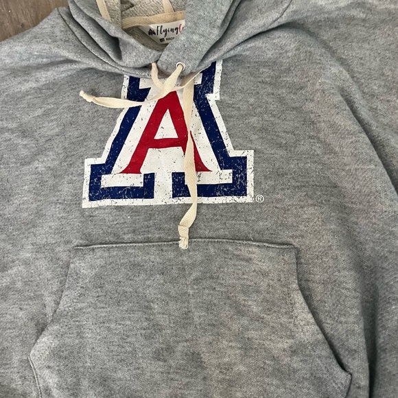 Flying Colors U of Arizona Wildcats Delilah cropped gray hoodie xs - Picture 5 of 7